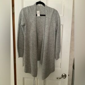 Gap Maternity heather gray wrap sweater size xs